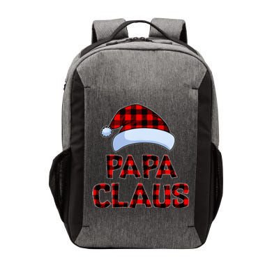 Papa Claus Christmas Lights Pajama Family Matching  Vector Backpack