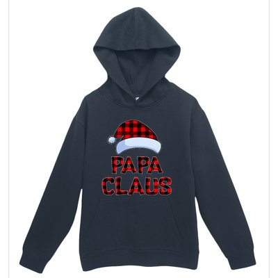 Papa Claus Christmas Lights Pajama Family Matching  Urban Pullover Hoodie