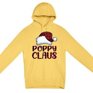 Poppy Claus Christmas Lights Pajama Family Matching Premium Pullover Hoodie