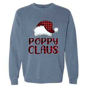 Poppy Claus Christmas Lights Pajama Family Matching Garment-Dyed Sweatshirt