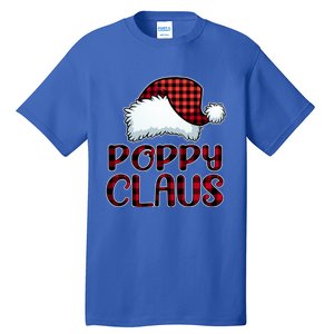 Poppy Claus Christmas Lights Pajama Family Matching Tall T-Shirt