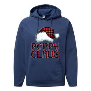 Poppy Claus Christmas Lights Pajama Family Matching Performance Fleece Hoodie