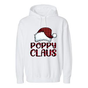 Poppy Claus Christmas Lights Pajama Family Matching Garment-Dyed Fleece Hoodie