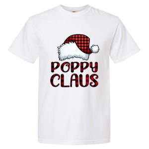 Poppy Claus Christmas Lights Pajama Family Matching Garment-Dyed Heavyweight T-Shirt