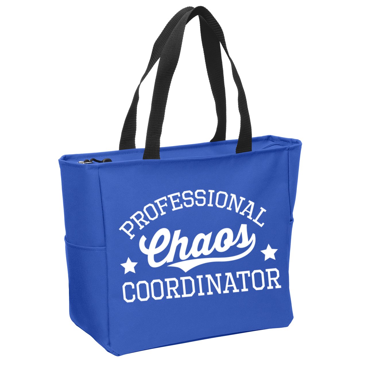 Professional Chaos Coordinator Funny Mom Teacher Gift Zip Tote Bag