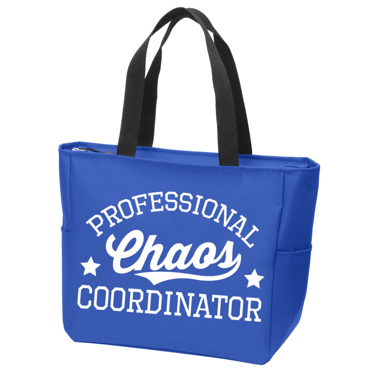 Professional Chaos Coordinator Funny Mom Teacher Gift Zip Tote Bag