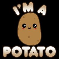 Potato Costume Cute Kawaii Style Smiling IM A Potato Tall T-Shirt