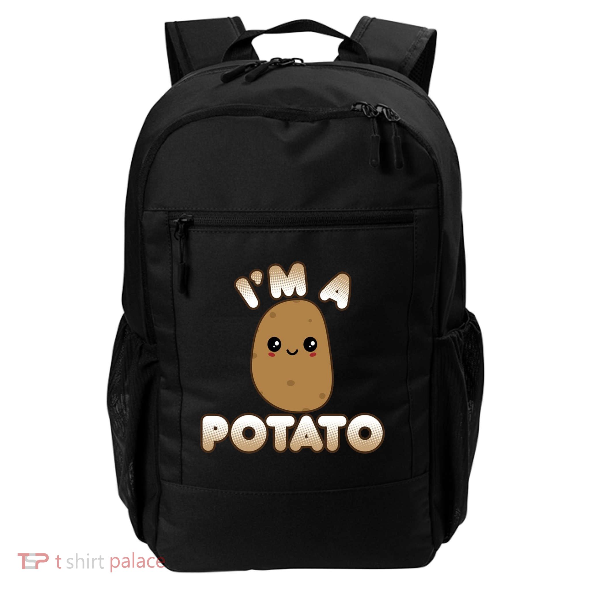Potato Costume Cute Kawaii Style Smiling IM A Potato Backpack