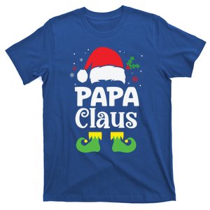 Papa Claus Christmas Dad Funny Santa Pajamas Gift T-Shirt