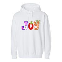 Personalized Christmas Christmas Reindeer Christmas Joytoddlercrew Neck Pul Garment-Dyed Fleece Hoodie