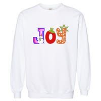 Personalized Christmas Christmas Reindeer Christmas Joytoddlercrew Neck Pul Garment-Dyed Sweatshirt