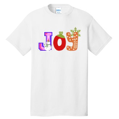 Personalized Christmas Christmas Reindeer Christmas Joytoddlercrew Neck Pul Tall T-Shirt