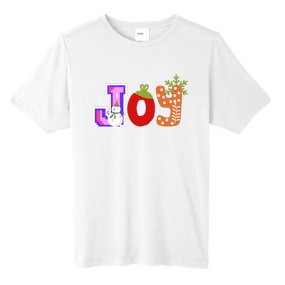 Personalized Christmas Christmas Reindeer Christmas Joytoddlercrew Neck Pul Tall Fusion ChromaSoft Performance T-Shirt