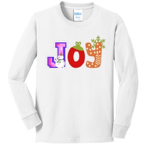 Personalized Christmas Christmas Reindeer Christmas Joytoddlercrew Neck Pul Kids Long Sleeve Shirt