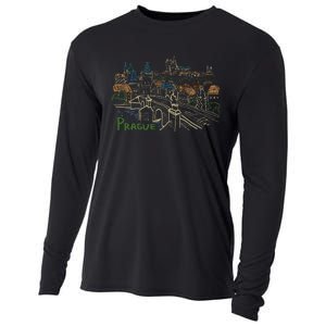 Prague City Charles Bridge Cooling Performance Long Sleeve Crew