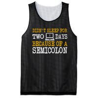 Programmer Coder Computer Software Engineer Web Developer Mesh Reversible Basketball Jersey Tank