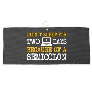 Programmer Coder Computer Software Engineer Web Developer Large Microfiber Waffle Golf Towel