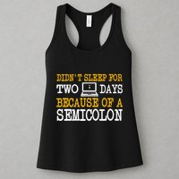 Programmer Coder Computer Software Engineer Web Developer Women's Racerback Tank