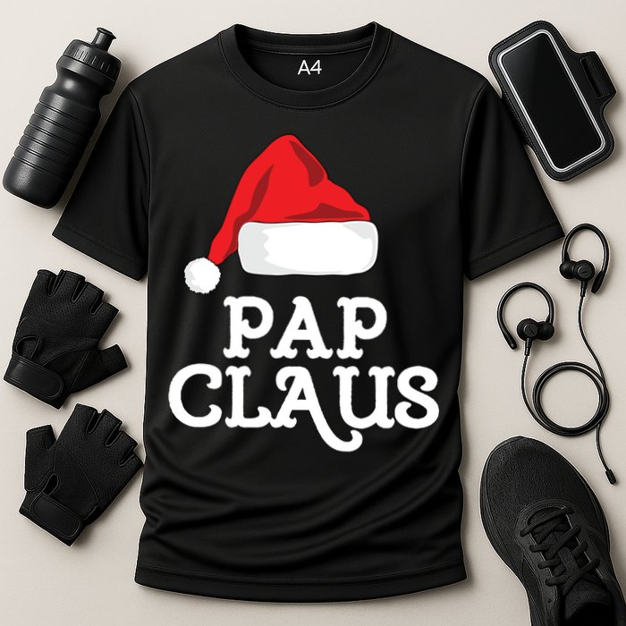 Pap Claus Christmas Family Group Matching Pajama Gift Cooling Performance Crew T-Shirt