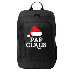 Pap Claus Christmas Family Group Matching Pajama Gift City Backpack