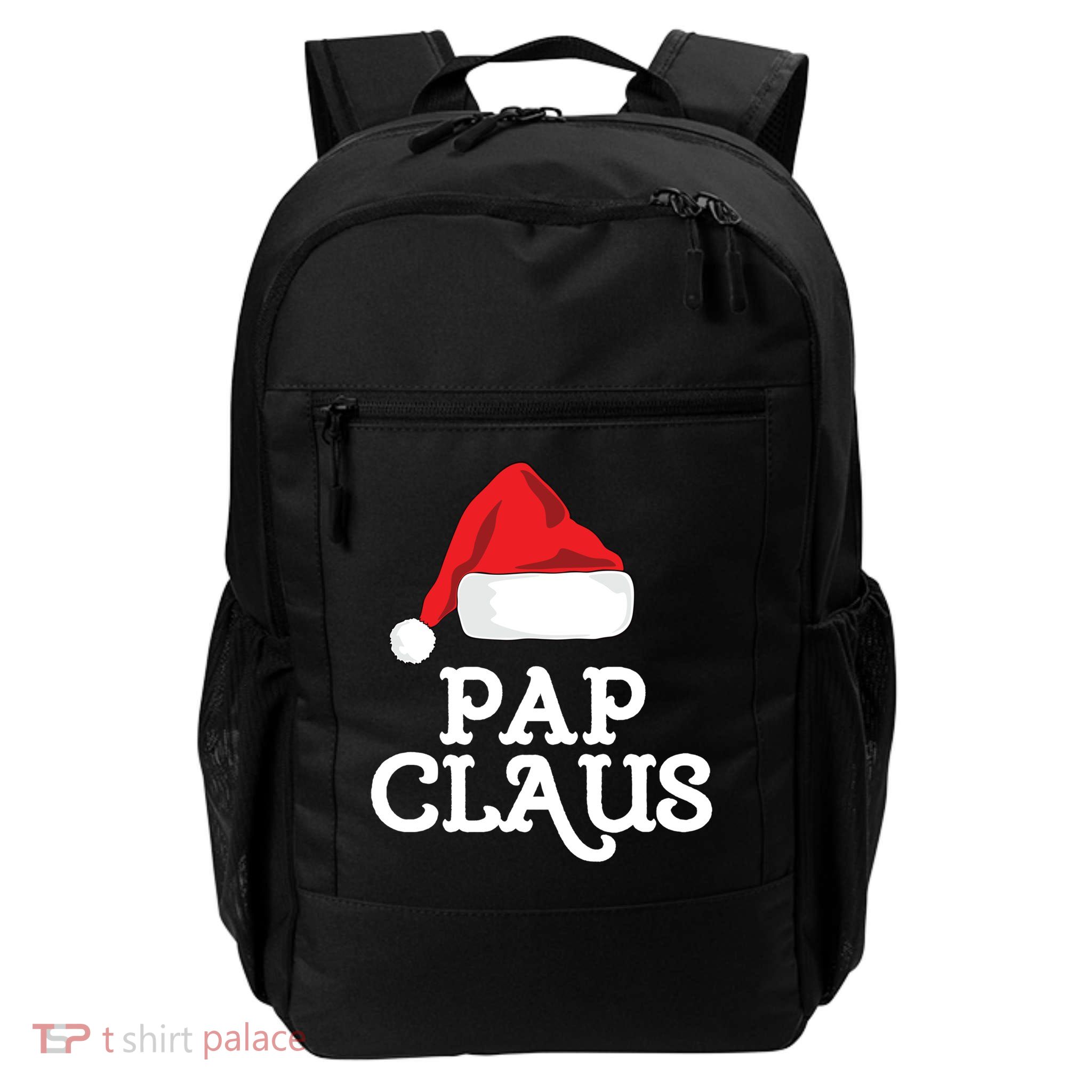 Pap Claus Christmas Family Group Matching Pajama Gift Backpack