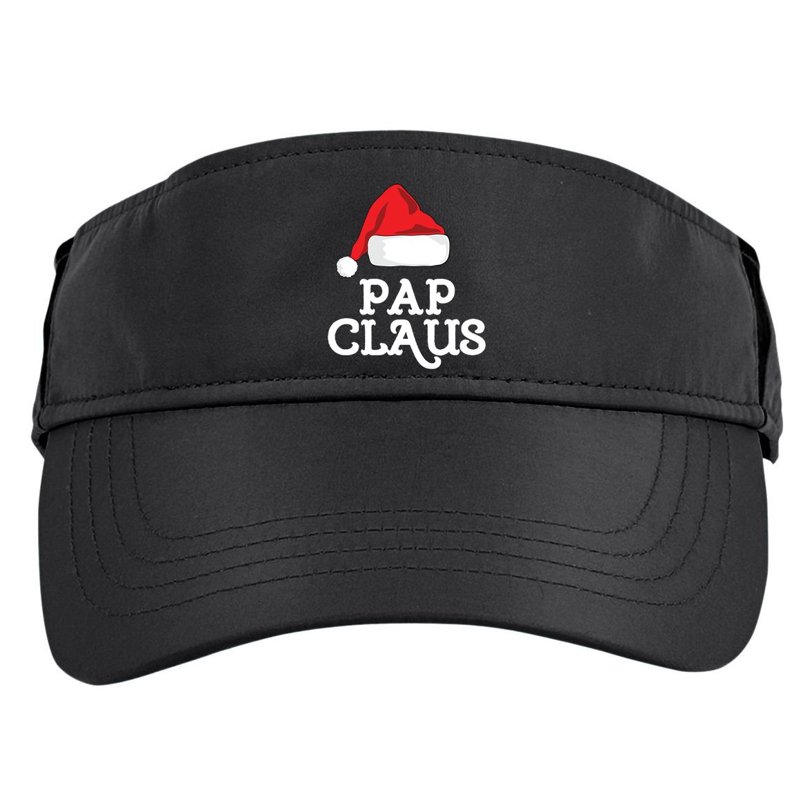 Pap Claus Christmas Family Group Matching Pajama Gift Adult Drive Performance Visor