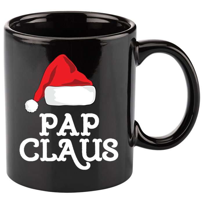 Pap Claus Christmas Family Group Matching Pajama Gift 11oz C Handle Ceramic Mug