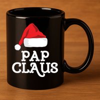 Pap Claus Christmas Family Group Matching Pajama Gift 11oz C Handle Ceramic Mug