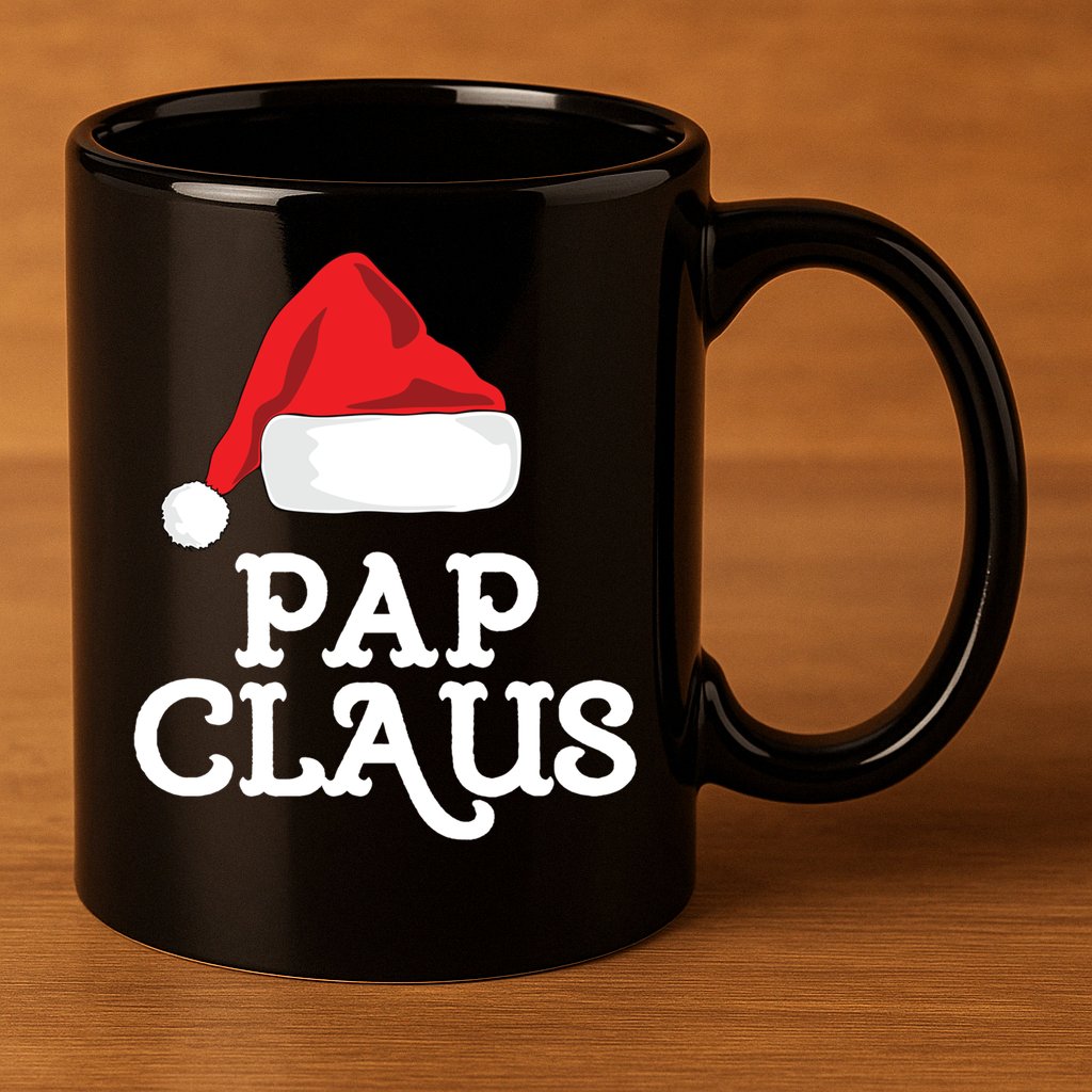 Pap Claus Christmas Family Group Matching Pajama Gift 11oz C Handle Ceramic Mug