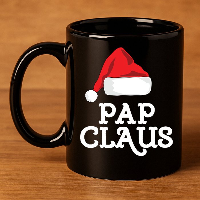 Pap Claus Christmas Family Group Matching Pajama Gift 11oz C Handle Ceramic Mug