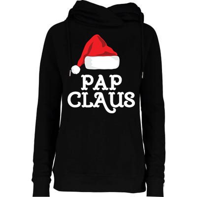 Pap Claus Christmas Family Group Matching Pajama Gift Womens Funnel Neck Pullover Hood