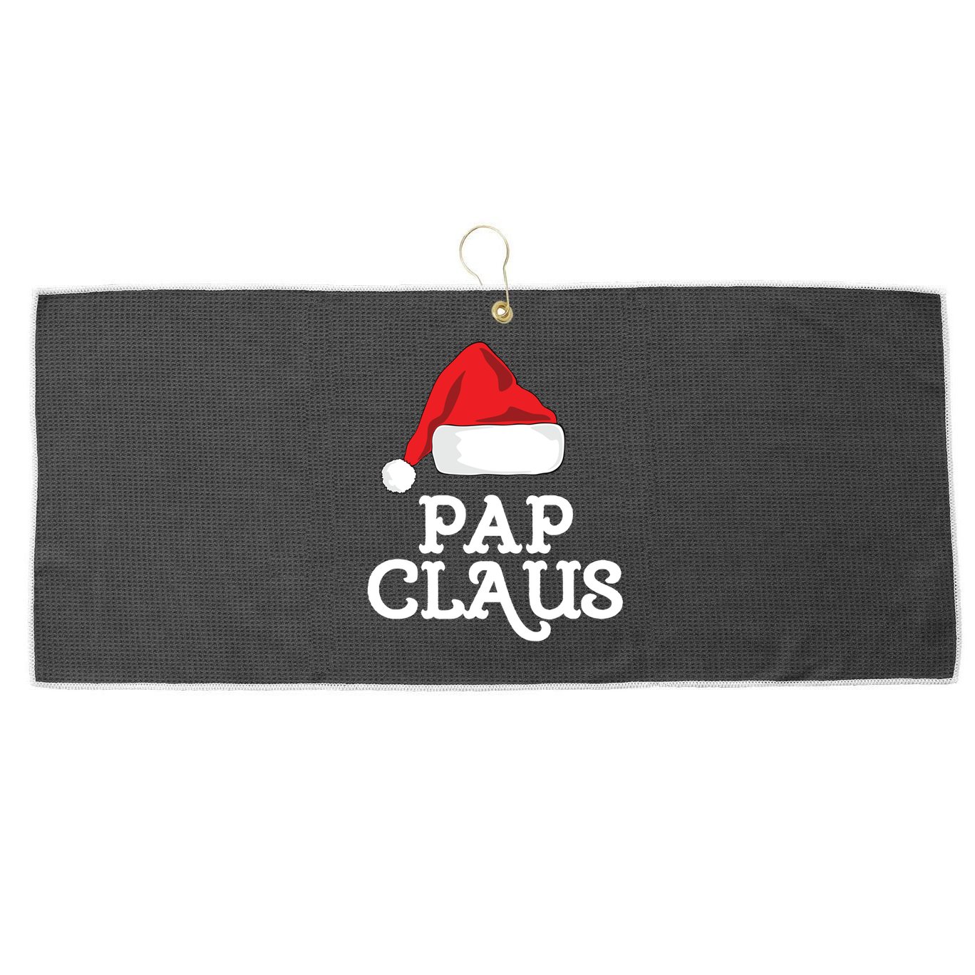 Pap Claus Christmas Family Group Matching Pajama Gift Large Microfiber Waffle Golf Towel