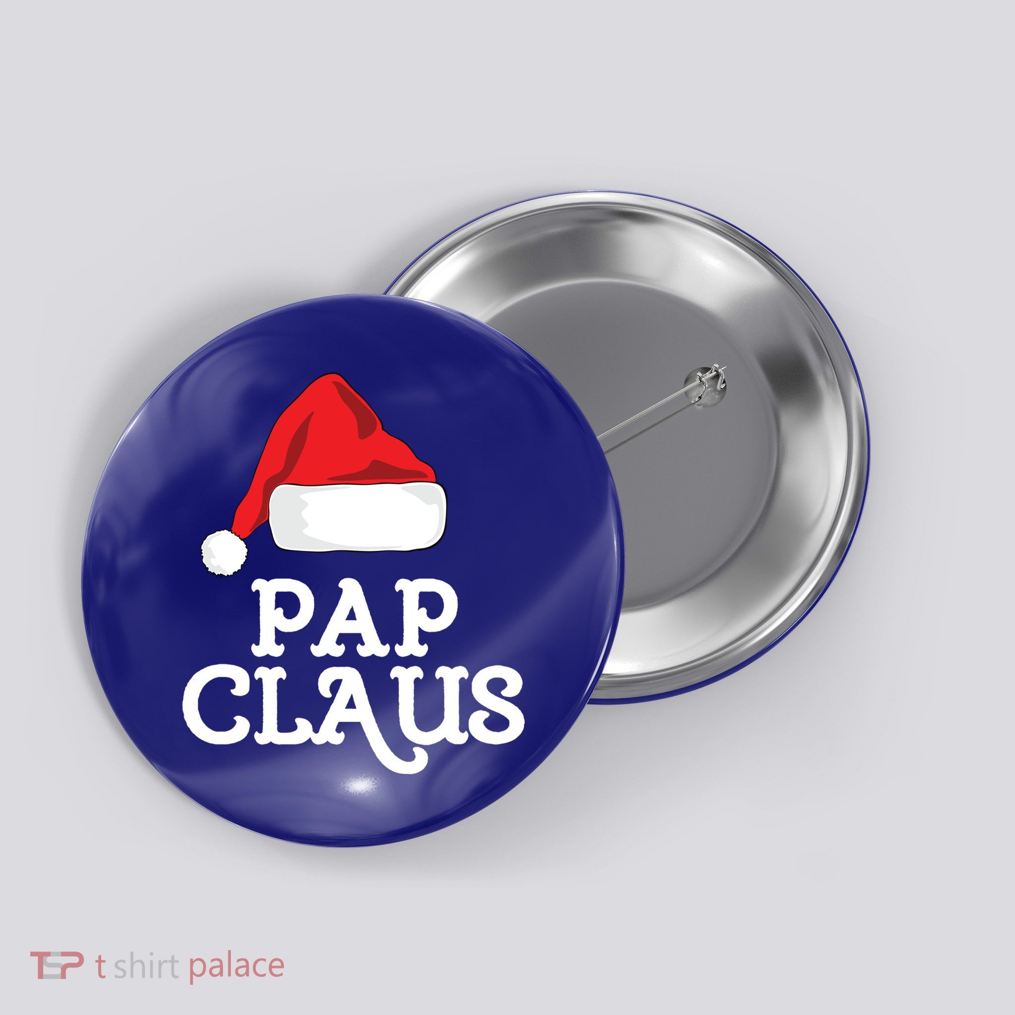 Pap Claus Christmas Family Group Matching Pajama Gift Button