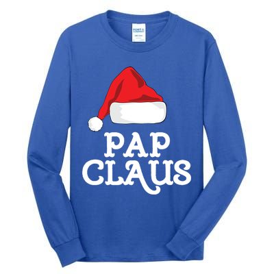 Pap Claus Christmas Family Group Matching Pajama Gift Tall Long Sleeve T-Shirt