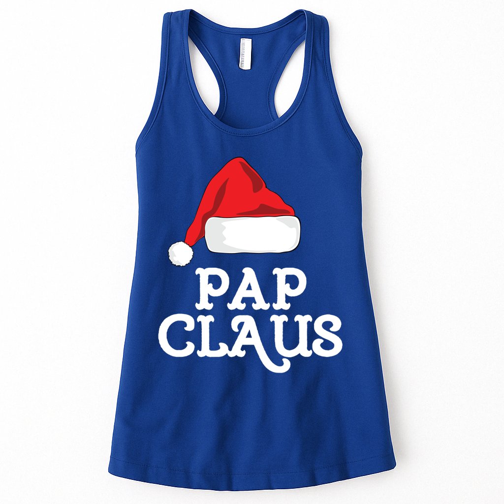 Pap Claus Christmas Family Group Matching Pajama Gift Womens Tank Top
