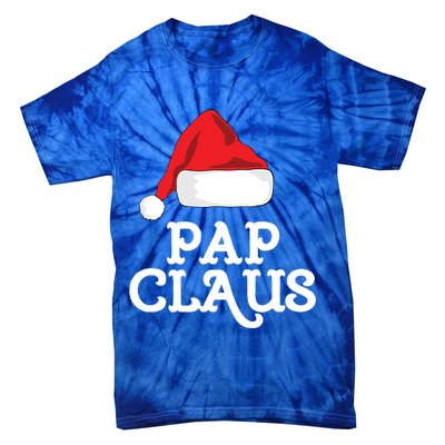 Pap Claus Christmas Family Group Matching Pajama Gift Tie-Dye T-Shirt