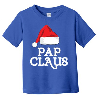 Pap Claus Christmas Family Group Matching Pajama Gift Toddler T-Shirt