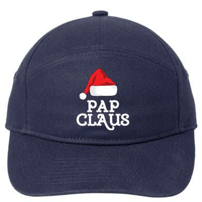 Pap Claus Christmas Family Group Matching Pajama Gift 7-Panel Snapback Hat