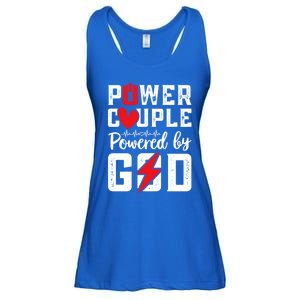 Power Couple Christian Couple Matching Christ Jesus Faith Fa Gift Ladies Essential Flowy Tank