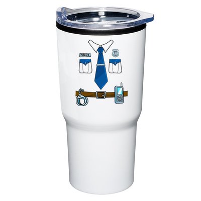 Police Costume Cop Uniform Officer Halloween Tumbler