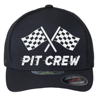 Pit Crew Costume For Racing Car Parties Flexfit Unipanel Trucker Cap