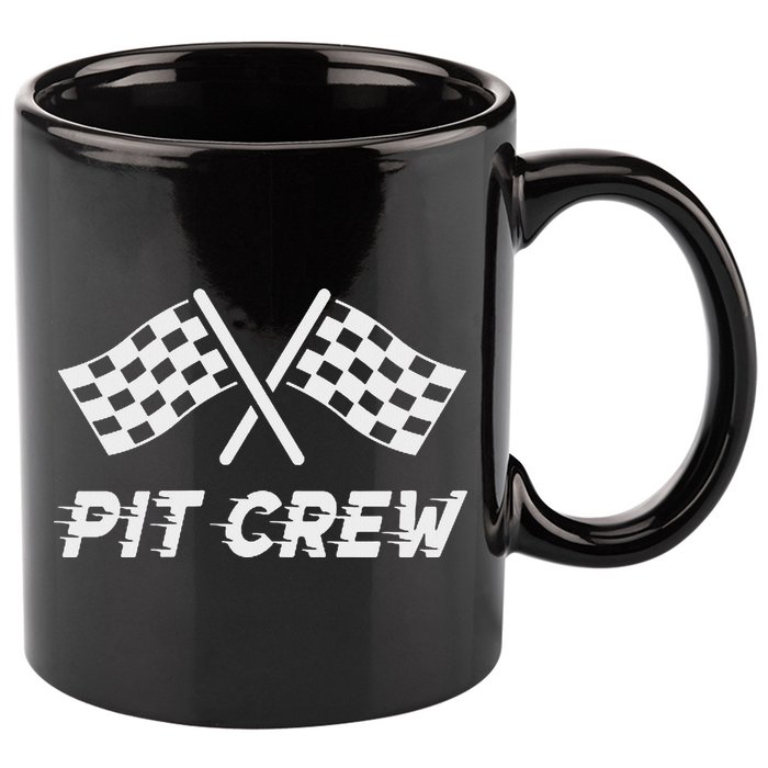 Pit Crew Costume For Racing Car Parties 11oz C Handle Ceramic Mug