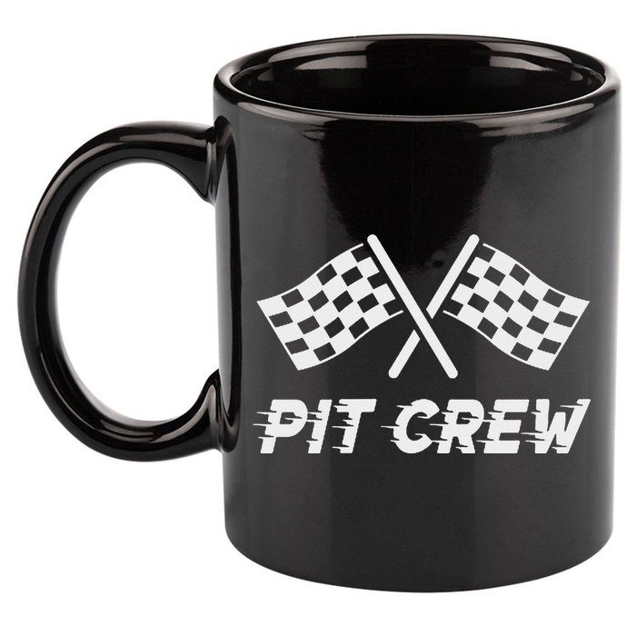 Pit Crew Costume For Racing Car Parties 11oz C Handle Ceramic Mug