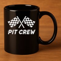 Pit Crew Costume For Racing Car Parties 11oz C Handle Ceramic Mug