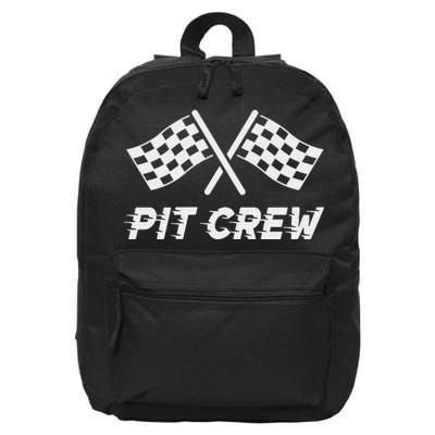 Pit Crew Costume For Racing Car Parties 16 in Basic Backpack