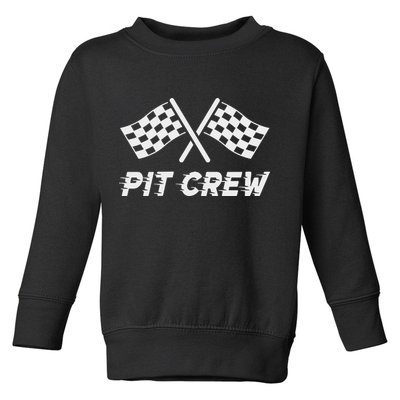 Pit Crew Costume For Racing Car Parties Toddler Sweatshirt
