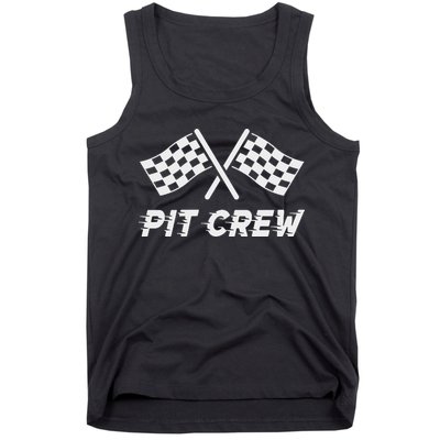 Pit Crew Costume For Racing Car Parties Tank Top