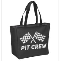 Pit Crew Costume For Racing Car Parties Zip Tote Bag