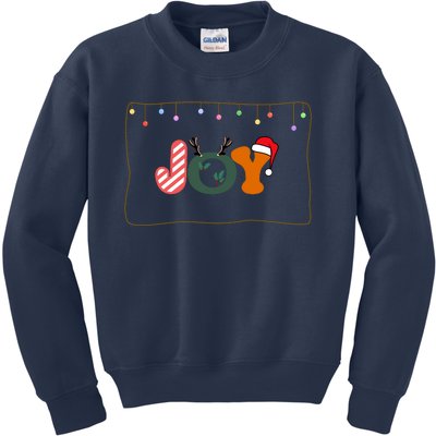 Personalized Christmas Christmas Reindeer Christmas Joytoddlercrew Neck Pul Kids Sweatshirt