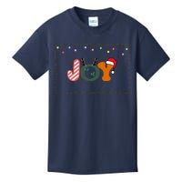 Personalized Christmas Christmas Reindeer Christmas Joytoddlercrew Neck Pul Kids T-Shirt